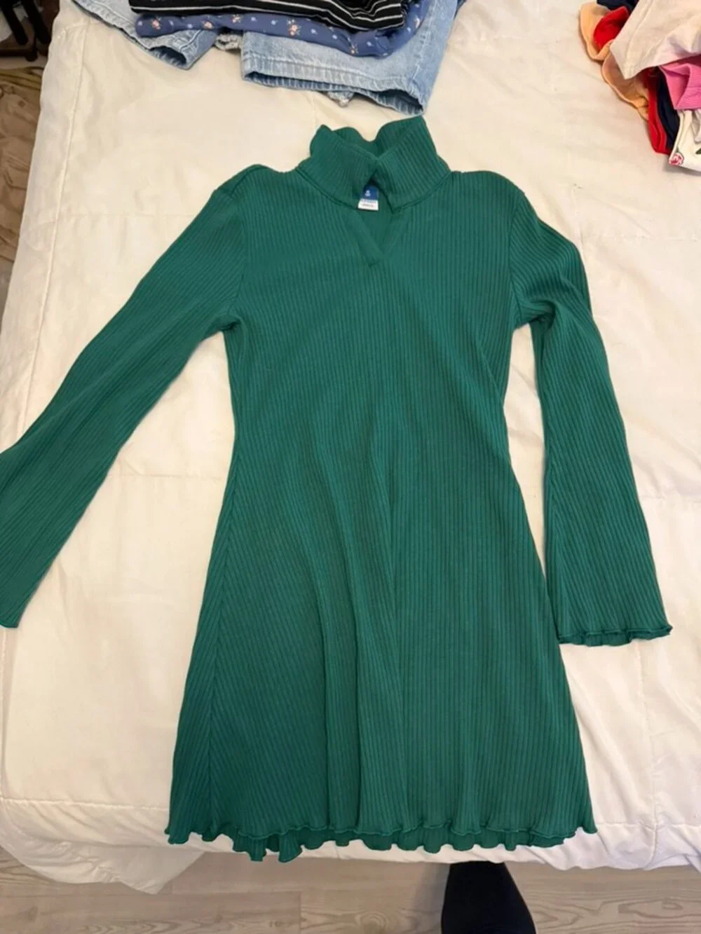Polo long sleeve girls dress